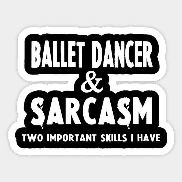 Gifts For Ballet Dancers Sticker by divawaddle